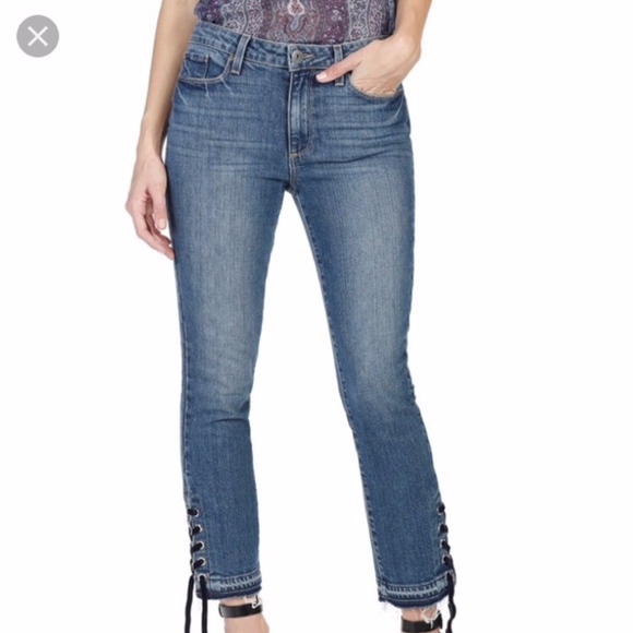 PAIGE Denim - PAIGE Jacqueline Straight Lacey Indigo jeans